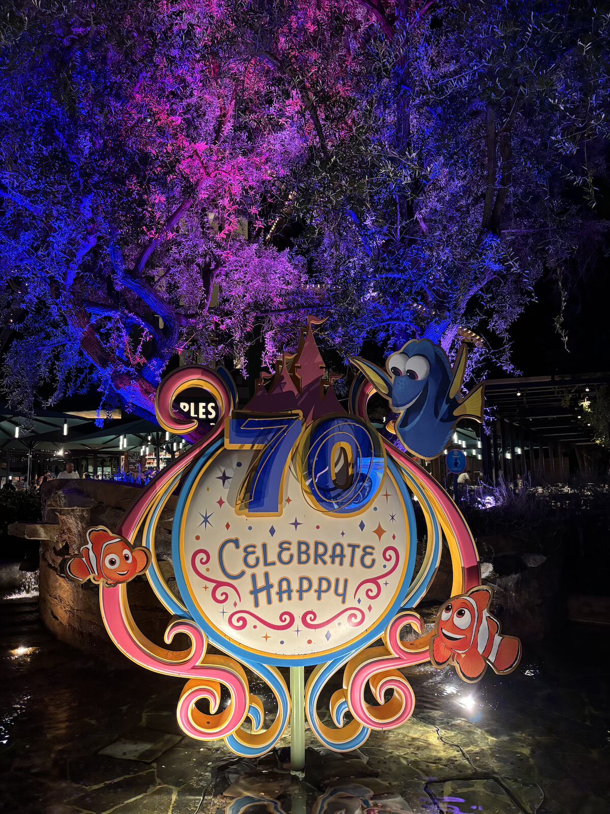 Disneyland 70周年 ダウンタウンディズニー ファインディング・ニモ フォトスポット