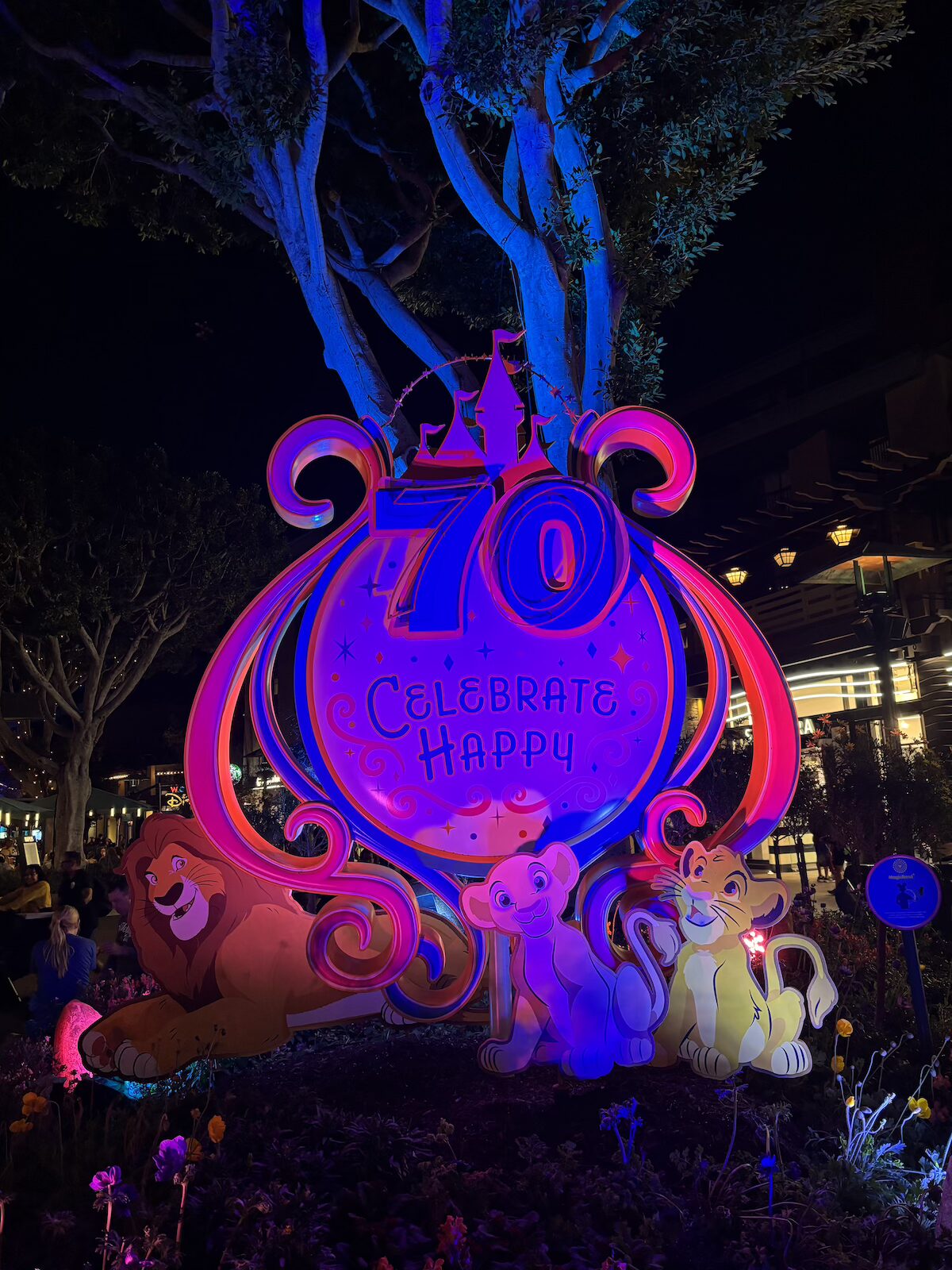 Disneyland 70周年 ダウンタウンディズニー ライオン・キング フォトスポット